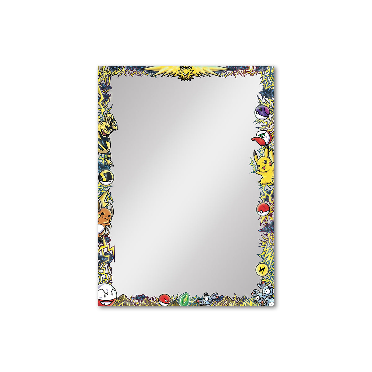 Electric Kanto Pokemon Printed Border Oversleeves Usagi Draws Electric Kanto Pokemon Printed Border Oversleeves Usagi Draws