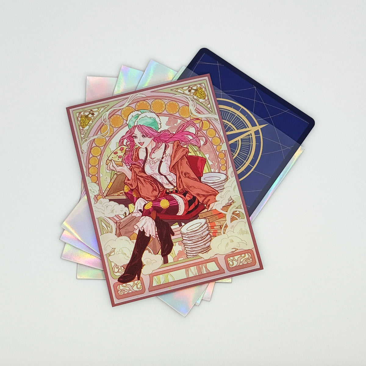 Bonney Pizza Indulgence Standard Size Card Sleeves – Usagi Draws
