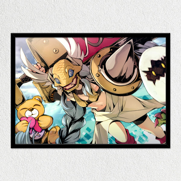 Minerva & Friends Mounted Art Print