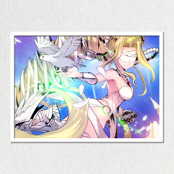 Venusmon Peace Fantasia Mounted Art Print
