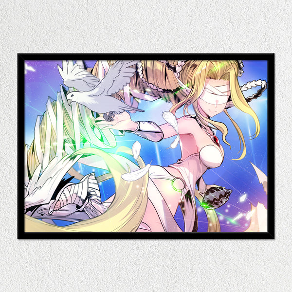 Venusmon Peace Fantasia Mounted Art Print
