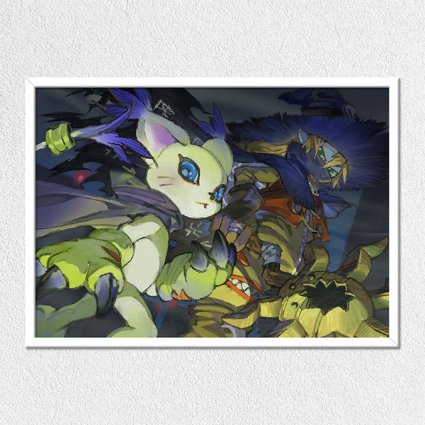 Wizard & Tail Night Adventures Mounted Art Print