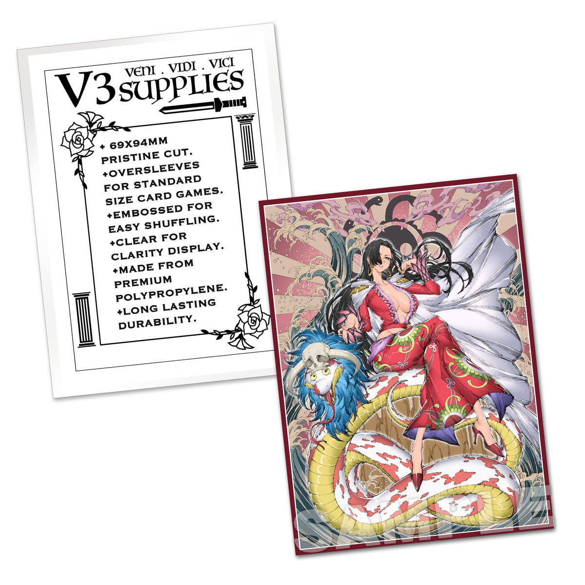 Boa Hancock Standard Size Card Sleeves – Usagi Draws