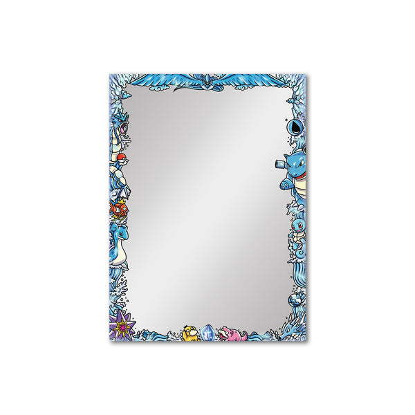 Water Kanto Pokemon Printed Border Oversleeves