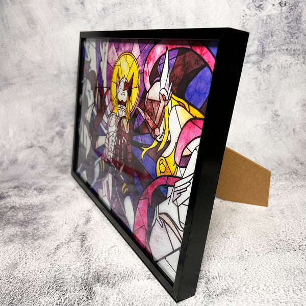 Rizoma de Loto Beelstarmon Mounted Art Print