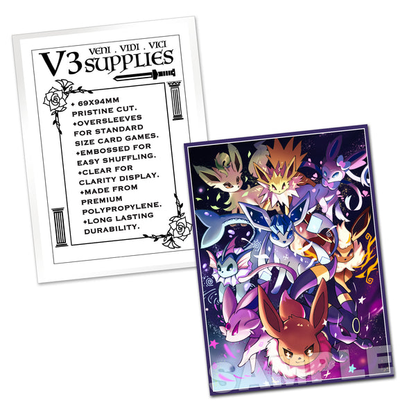 Eeveelutions Party Standard Size Card Sleeves