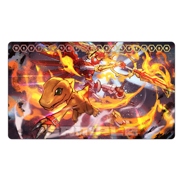 Agumon 2006 & ShineGreymon TCG Playmat