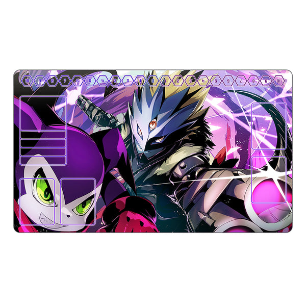 Impmon & Beelzemon Punch & Quick Shot TCG Playmat