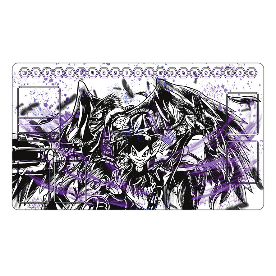 yugioh beelze deck Beelze Beelstar & Impy Sumi-e TCG Playmat – Usagi Draws