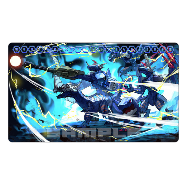Blue Flare Monsters TCG Playmat