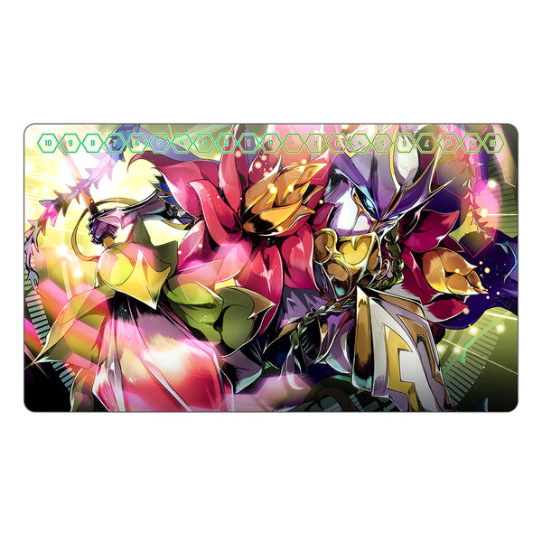 BloomLordmon Seed Belt TCG Playmat