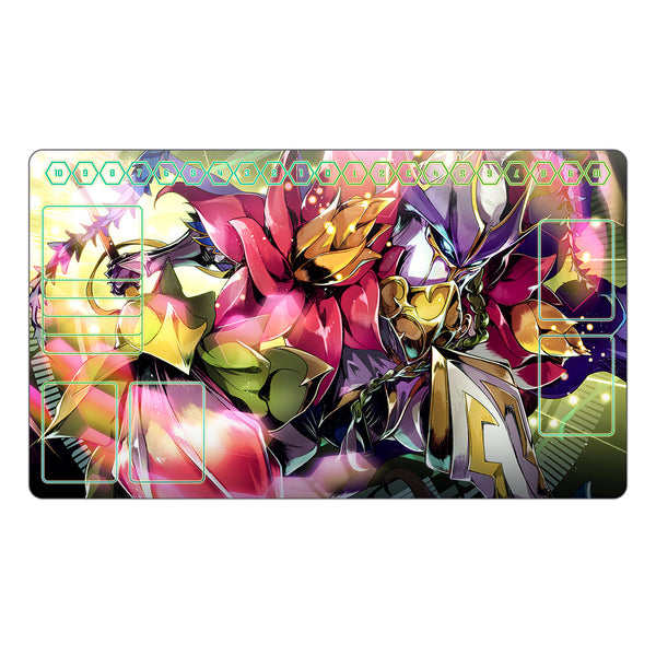 BloomLordmon Seed Belt TCG Playmat