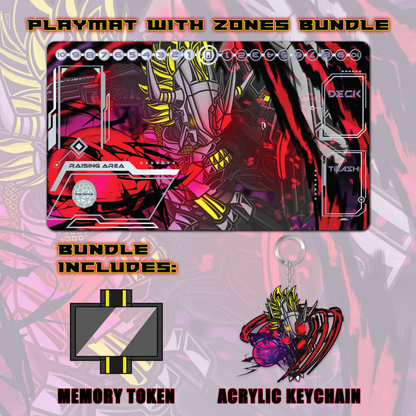 BlackWarGreymon X Hades Force Playmat Bundle