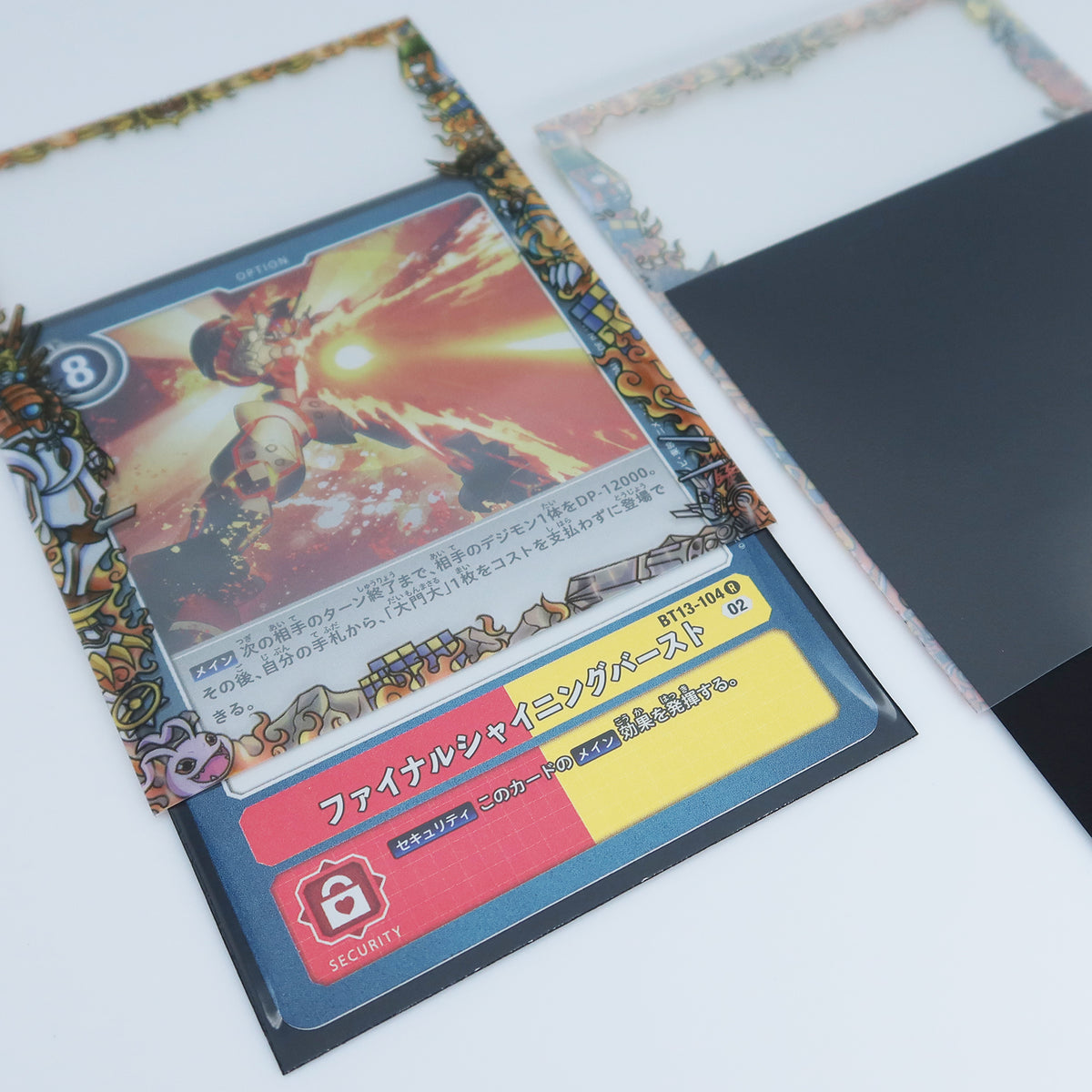 ShineGreymon Printed Border Oversleeves – Usagi Draws