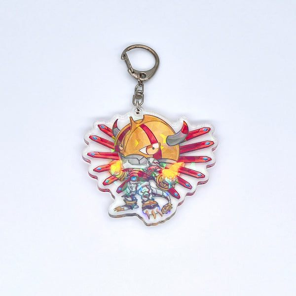 ShineGreymon Chibi Acrylic Keychain