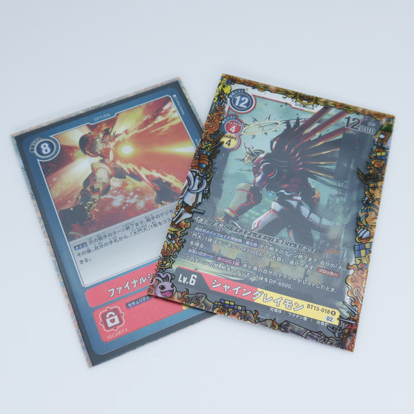 ShineGreymon Printed Border Oversleeves