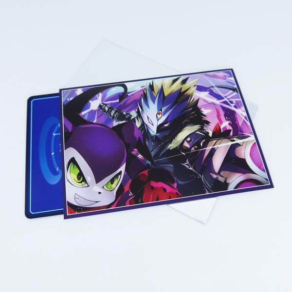 Beelzemon & Impmon Quick Shot Standard Size Card Sleeves