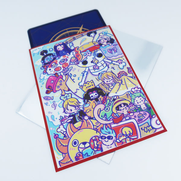 Adorable Straw Hat Pirates Standard Size Card Sleeves