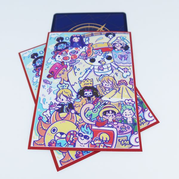 Adorable Straw Hat Pirates Standard Size Card Sleeves