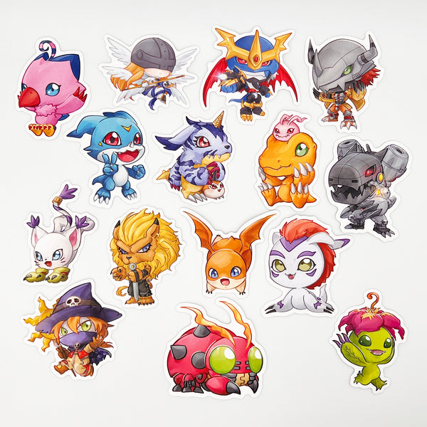 Digital Adventure Matte Type Kiss Cut Sticker Set