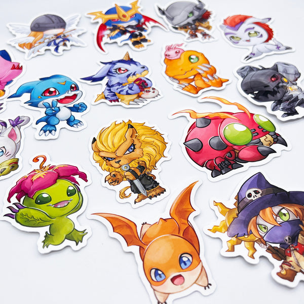 Digital Adventure Matte Type Kiss Cut Sticker Set