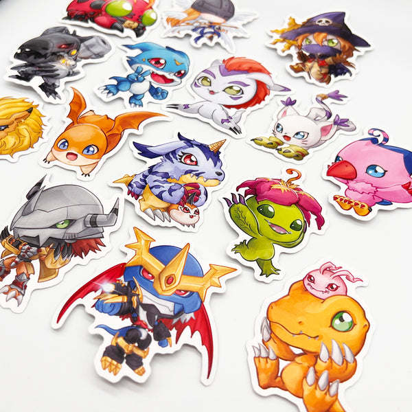Digital Adventure Matte Type Kiss Cut Sticker Set