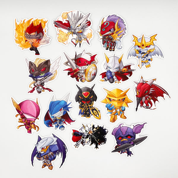 Royal Knights Matte Type Kiss Cut Sticker Set