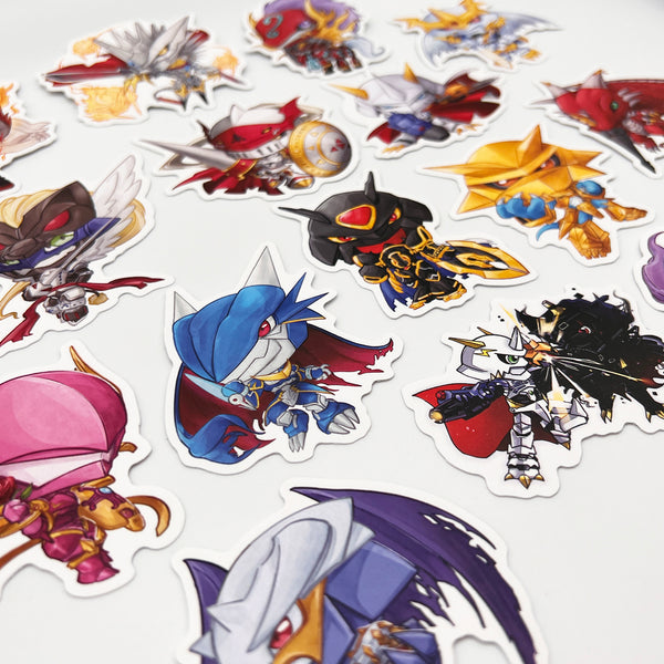 Royal Knights Matte Type Kiss Cut Sticker Set