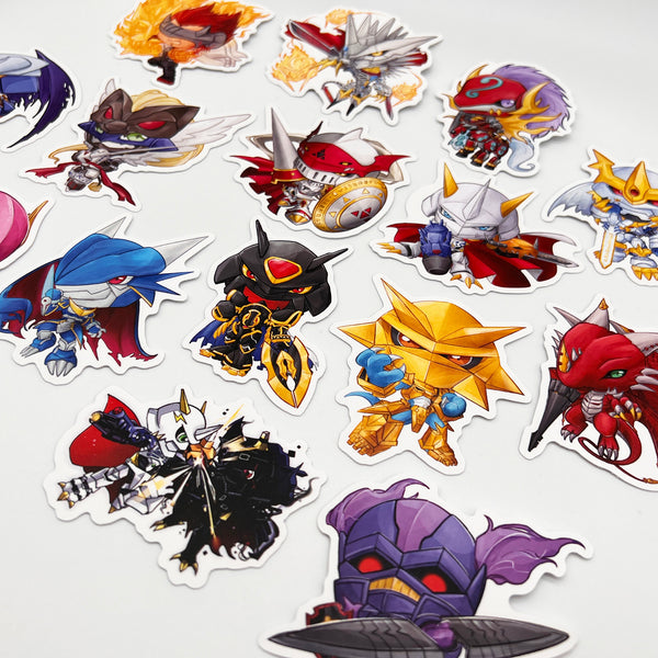 Royal Knights Matte Type Kiss Cut Sticker Set