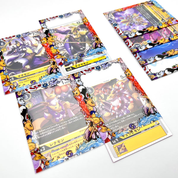 Yellow Fox Priestess Border Oversleeves
