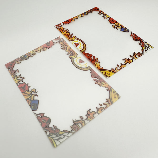 Gallant Knight Printed Border Oversleeves