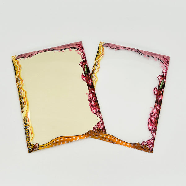 Zenitsu & Nezuko Printed Border Oversleeves
