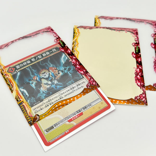 Zenitsu & Nezuko Printed Border Oversleeves