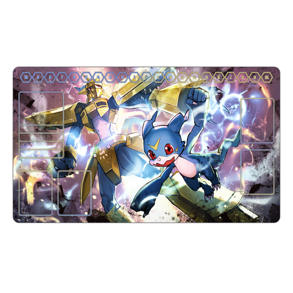 Magnamon & Veemon Radiance of Miracles TCG Playmat Magnamon & Veemon Radiance of Miracles TCG Playmat