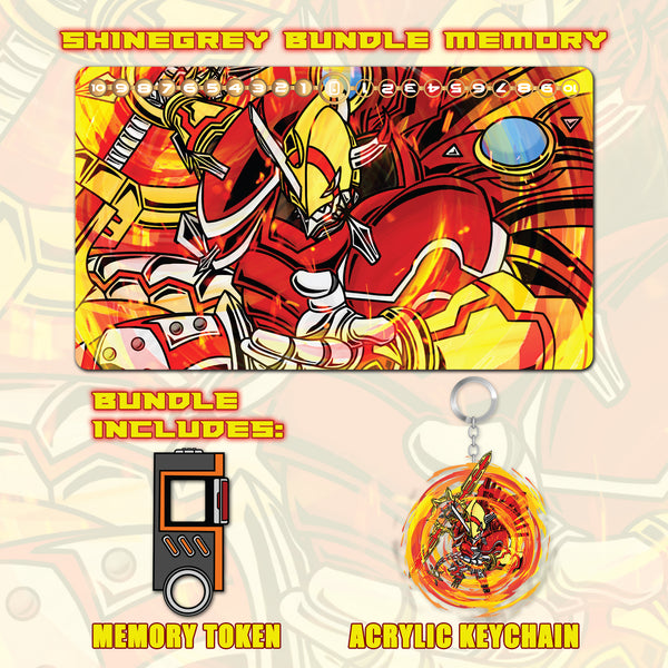 ShineGreymon GeoGrey Sword Playmat Bundle