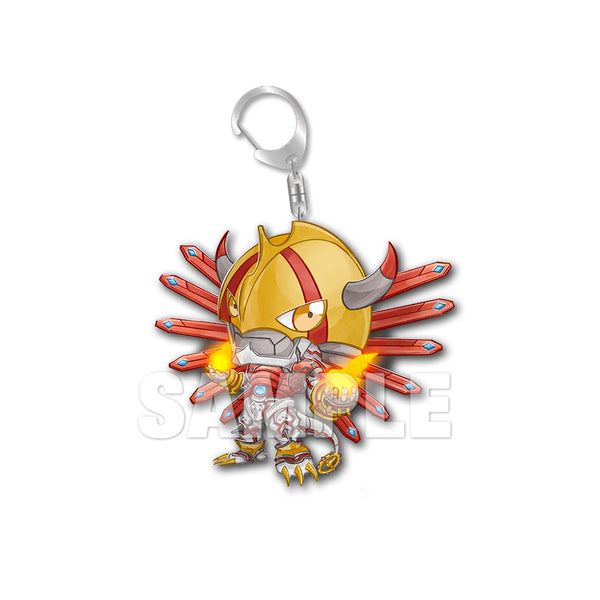 ShineGreymon Chibi Acrylic Keychain