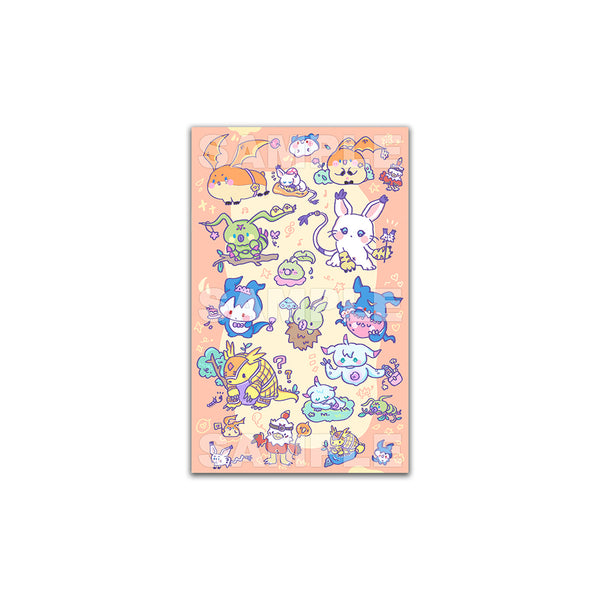 Digital Adventure 02 Waterproof Transparent Sticker Set