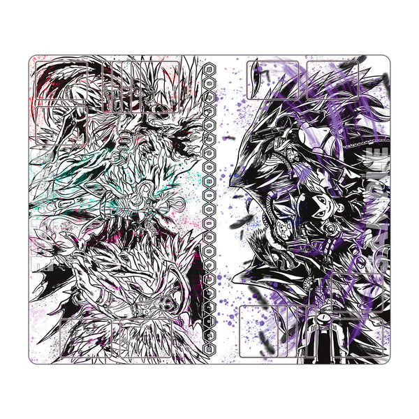 Gun Slingers & Lady Angels Sumi-e Art TCG 2-Player Playmat