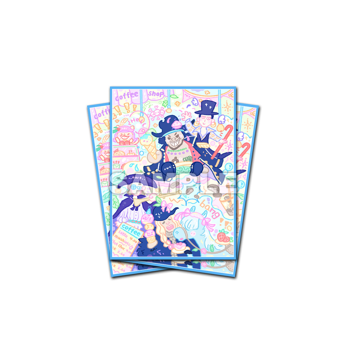 Blackbeard Pirates Cafe Standard Size Card Sleeves Blackbeard Pirates Cafe Standard Size Card Sleeves