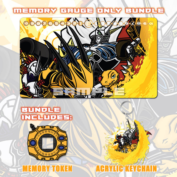 Omnimon Flames of Courage Playmat Bundle