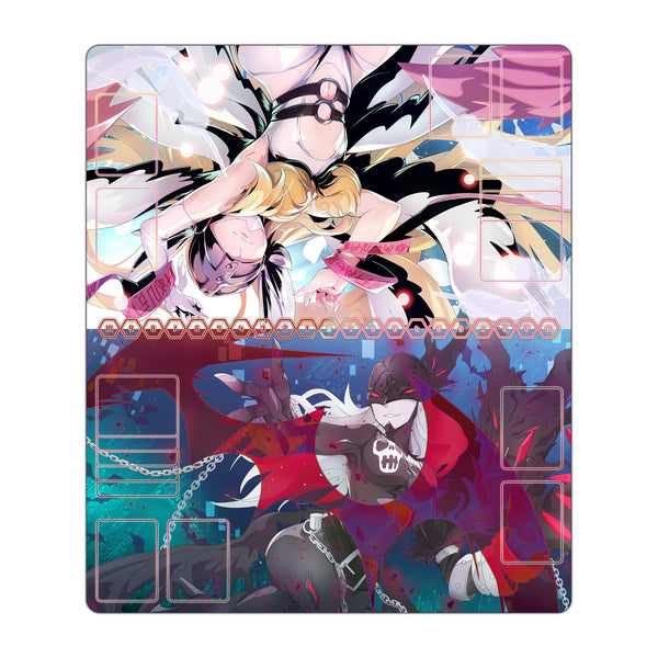 Angewomon & LadyDevimon TCG 2-Player Playmat TCG 2-Player Playmat