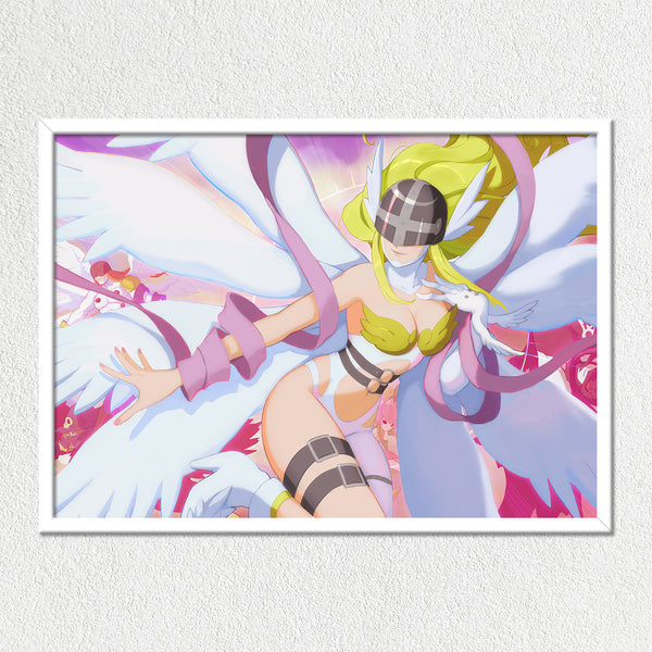 Lady Angel Mounted Art Print