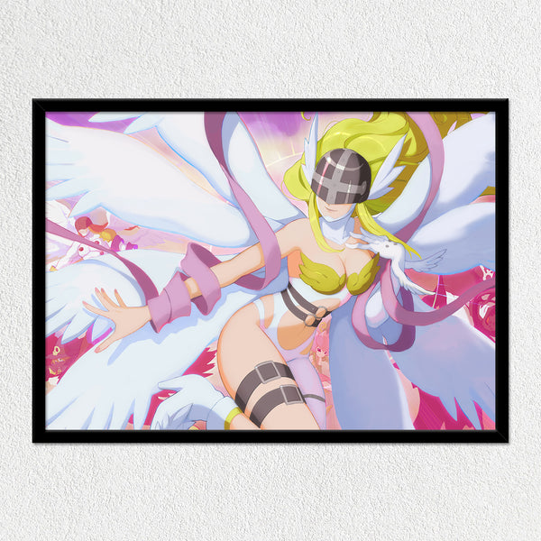 Lady Angel Mounted Art Print