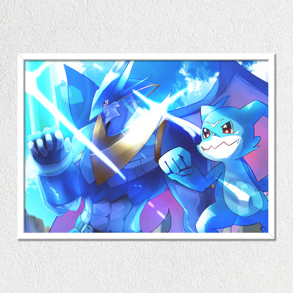 V-Force Mounted Art Print