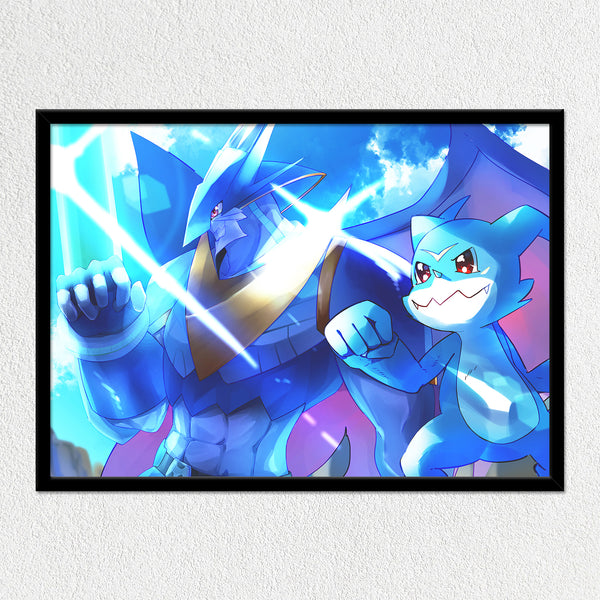 V-Force Mounted Art Print