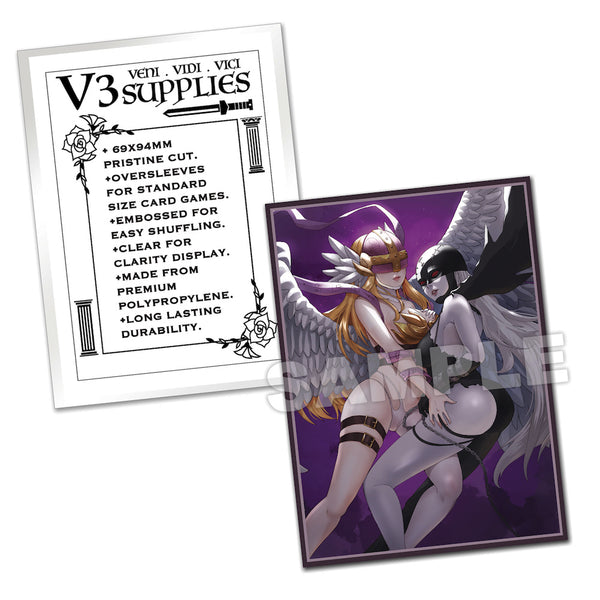Angewomon & LadyDevimon Standard Size Card Sleeves