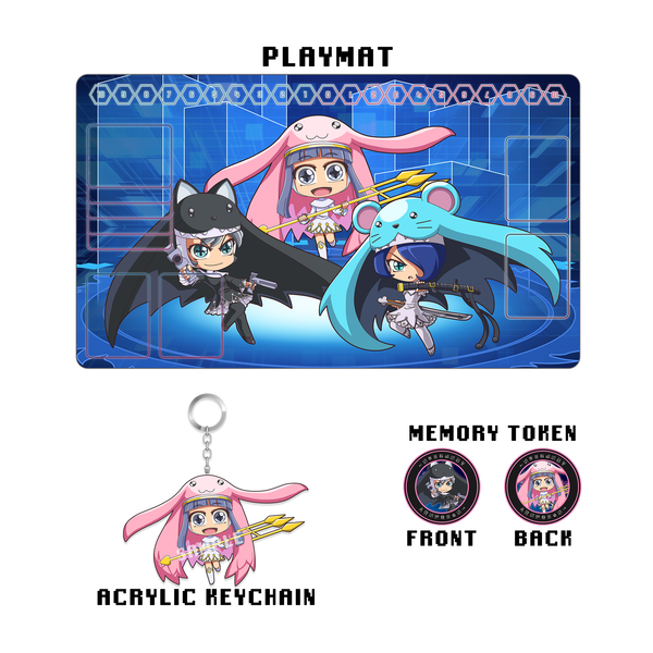 Sistermon Noir, Blanc & Ciel Cute Chibi Bundles