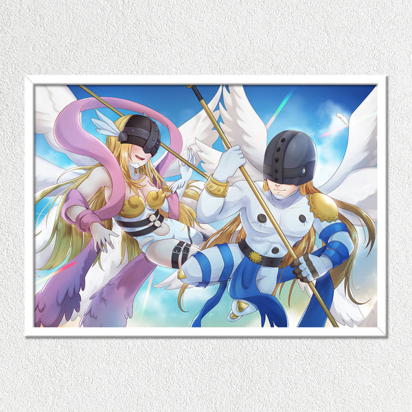 Heavenly Angels Mounted Art Print