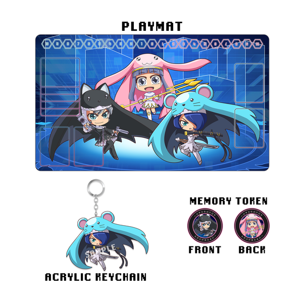 Sistermon Noir, Blanc & Ciel Cute Chibi Bundles