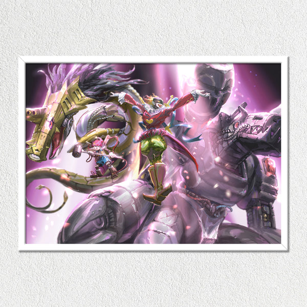 Dark Masters Mounted Art Print